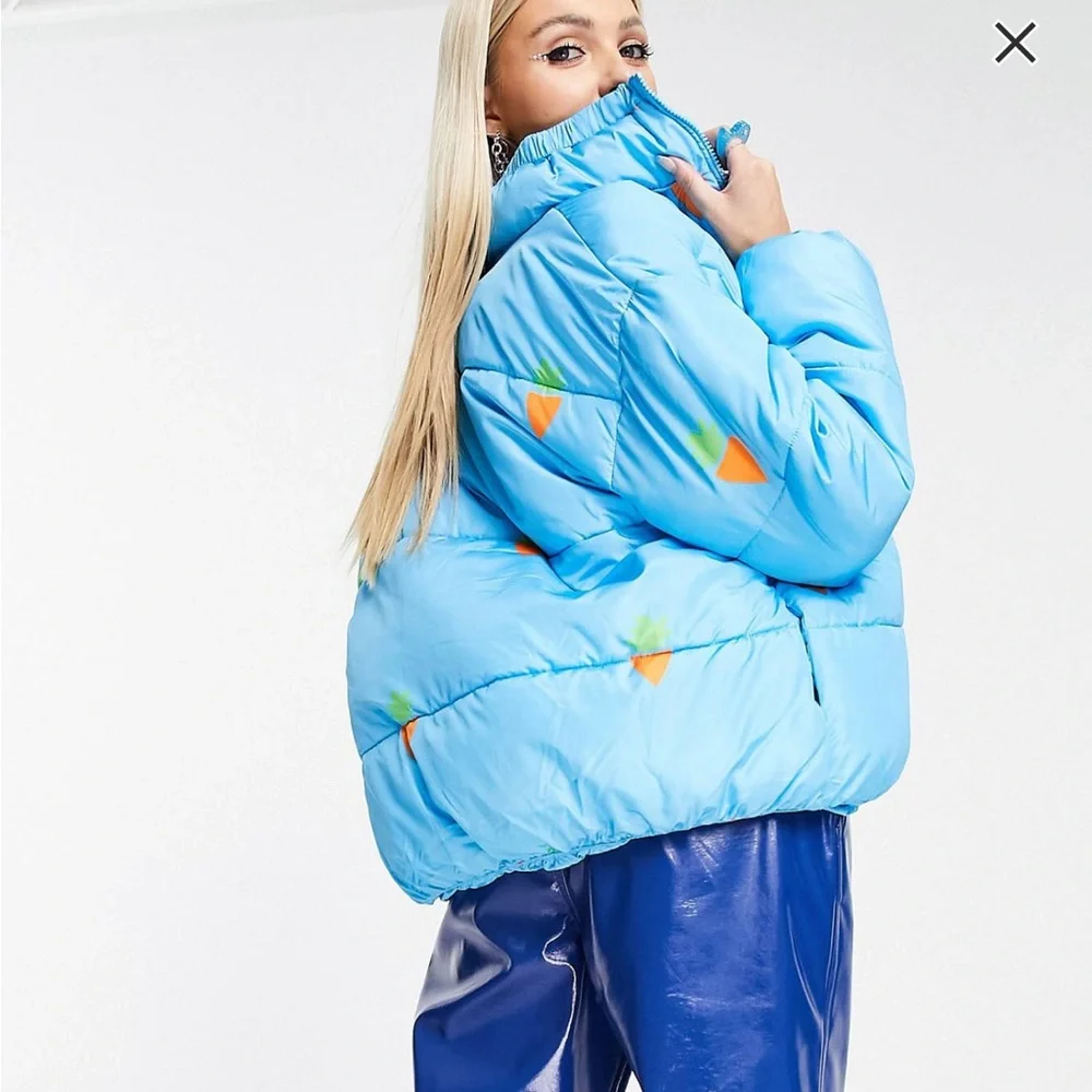 Native Youth Oversized Funnel Neck Puffer Jacket - Picture 12 of 13